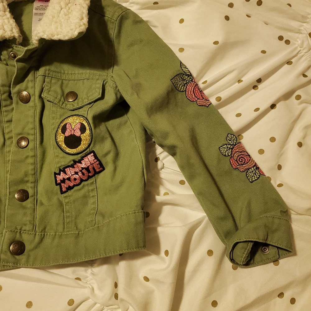 4t minnie mouse embroidered jacket